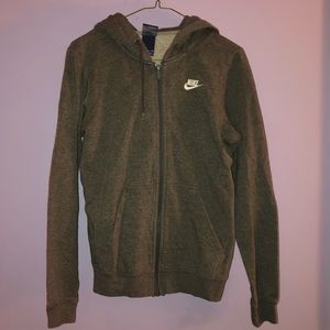 Gray Nike Zip Up